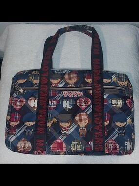 HARAJUKU LOVERS Side Pocket Tote Bag Multicolor Snow Ski Gwen Stefani Y2K